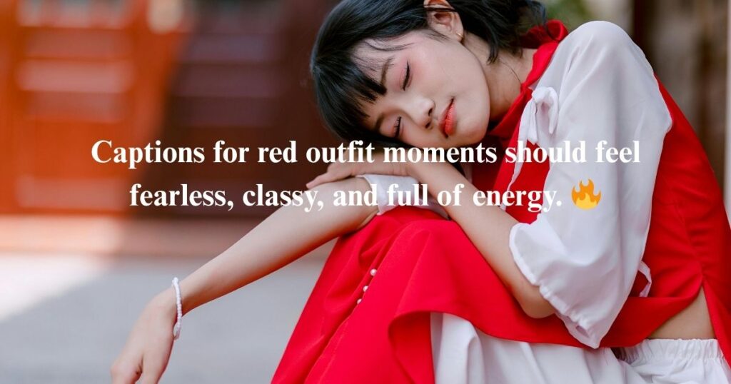 Red Captions for Instagram
